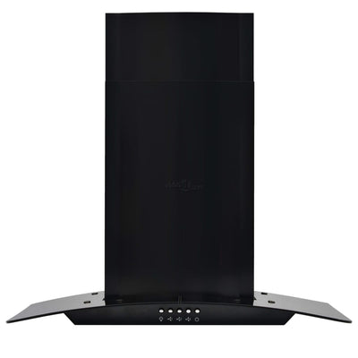 Wall Mounted Range Hood Stainless Steel 756 m³/h 60 cm Black Payday Deals