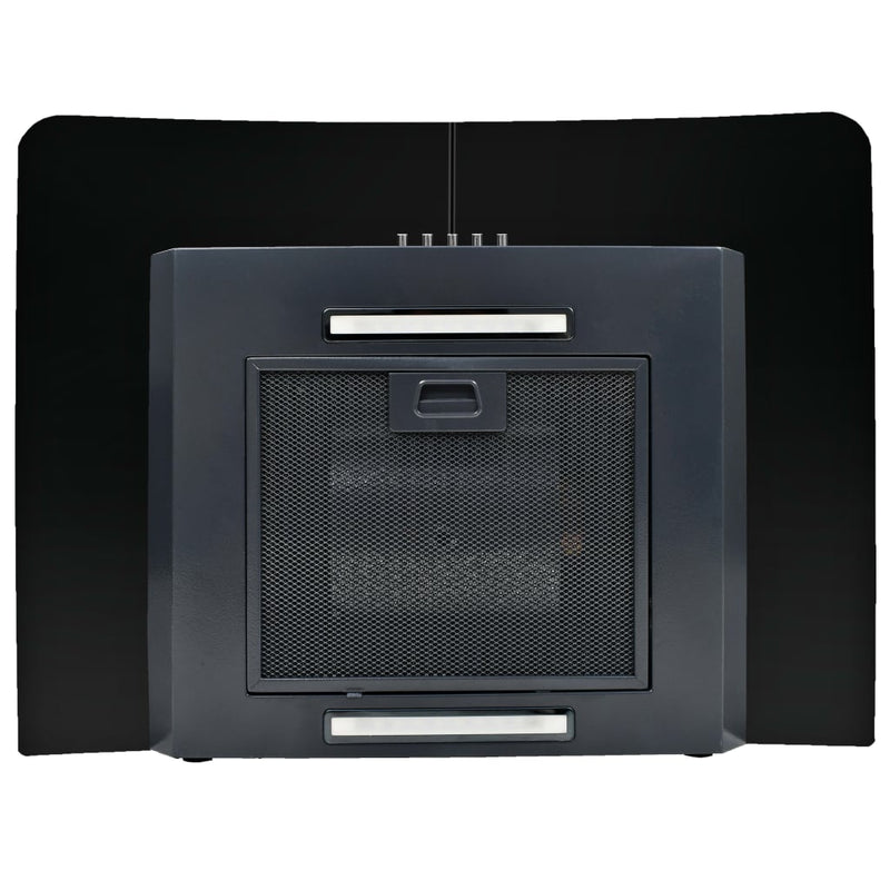 Wall Mounted Range Hood Stainless Steel 756 m³/h 60 cm Black Payday Deals