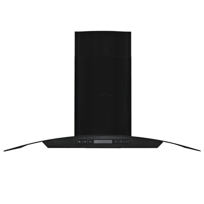 Wall Mounted Range Hood Stainless Steel 756 m³/h 90 cm Black Payday Deals