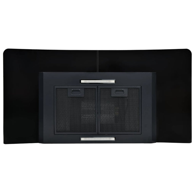 Wall Mounted Range Hood Stainless Steel 756 m³/h 90 cm Black Payday Deals