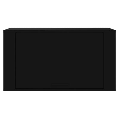 Wall-mounted Shoe Cabinet Black 70x35x38 cm Engineered Wood Payday Deals