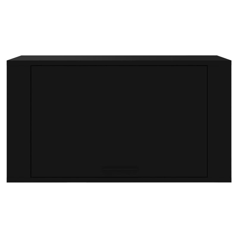 Wall-mounted Shoe Cabinet Black 70x35x38 cm Engineered Wood Payday Deals