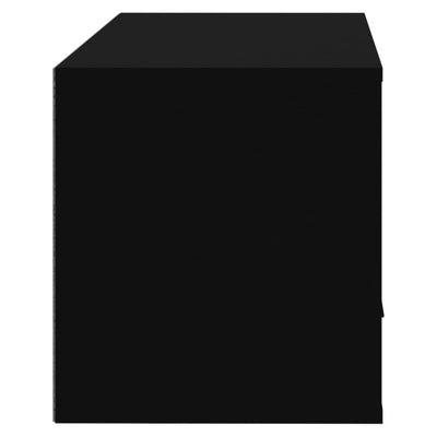 Wall-mounted Shoe Cabinet Black 70x35x38 cm Engineered Wood Payday Deals