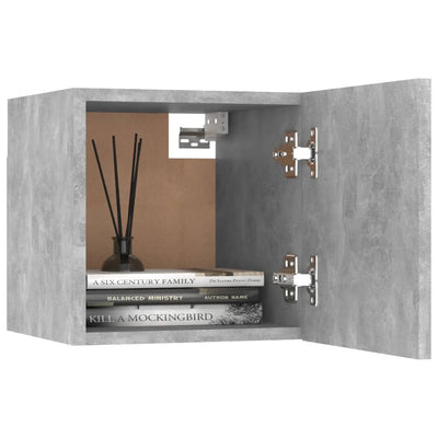 Wall Mounted TV Cabinet Concrete Grey 30.5x30x30 cm Payday Deals