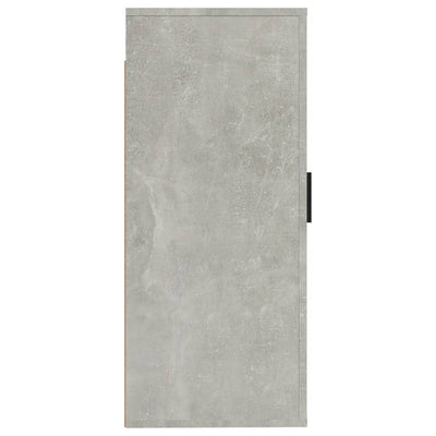 Wall Mounted TV Cabinet Concrete Grey 40x34.5x80 cm Payday Deals