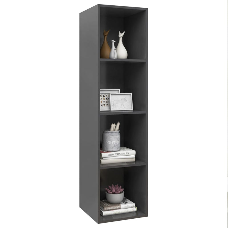 Wall-mounted TV Cabinet Grey 37x37x142.5 cm Engineered Wood Payday Deals