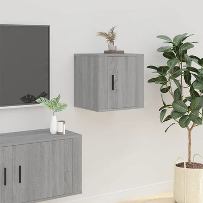 Wall Mounted TV Cabinet Grey Sonoma 40x34.5x40 cm Payday Deals