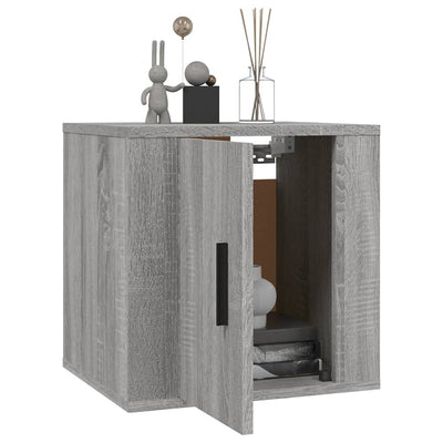 Wall Mounted TV Cabinet Grey Sonoma 40x34.5x40 cm Payday Deals
