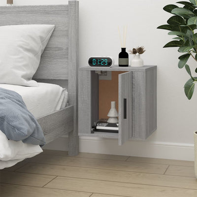 Wall Mounted TV Cabinet Grey Sonoma 40x34.5x40 cm Payday Deals