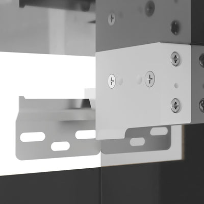 Wall Mounted TV Cabinet High Gloss Grey 30.5x30x30 cm Payday Deals