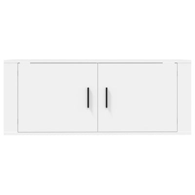 Wall Mounted TV Cabinet White 100x34.5x40 cm Payday Deals