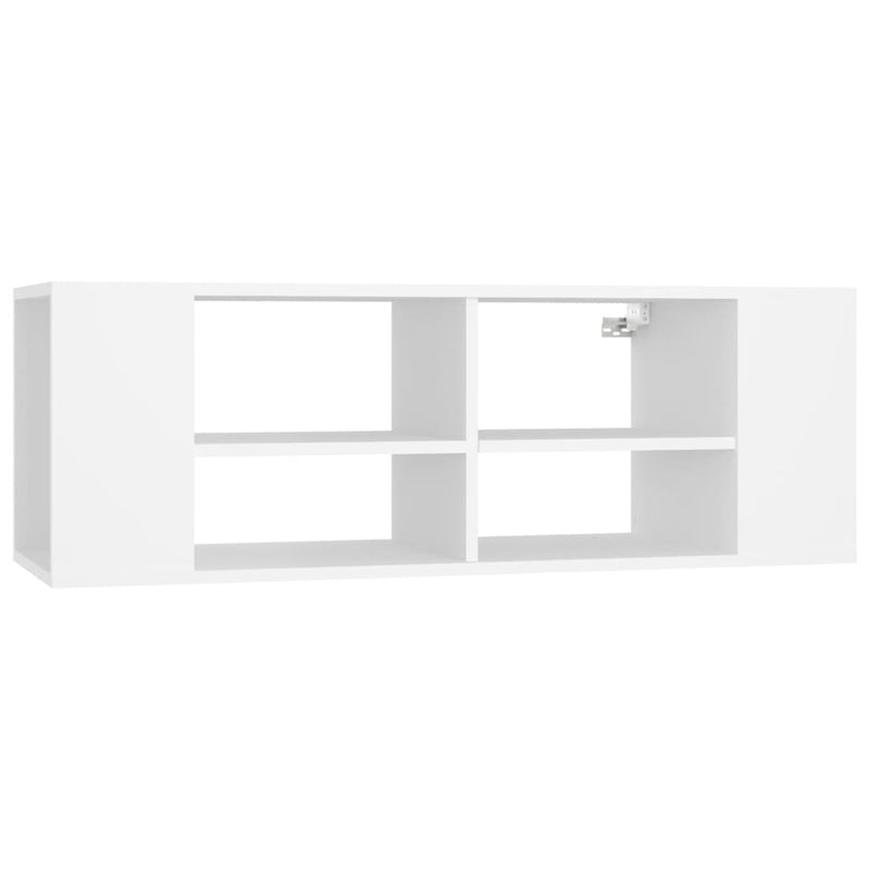 Wall-Mounted TV Cabinet White 102x35x35 cm Engineered Wood Payday Deals