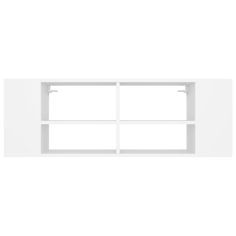 Wall-Mounted TV Cabinet White 102x35x35 cm Engineered Wood Payday Deals