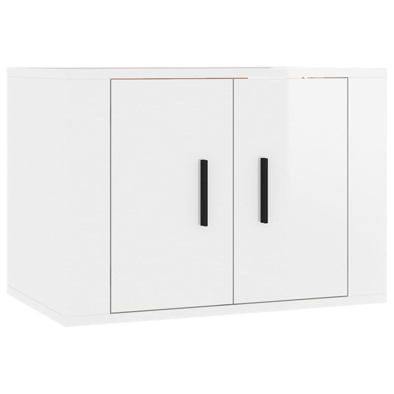 Wall-mounted TV Cabinets 3 pcs High Gloss White 57x34.5x40 cm Payday Deals
