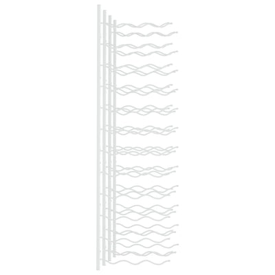 Wall Mounted Wine Rack for 36 Bottles 2 pcs White Iron Payday Deals