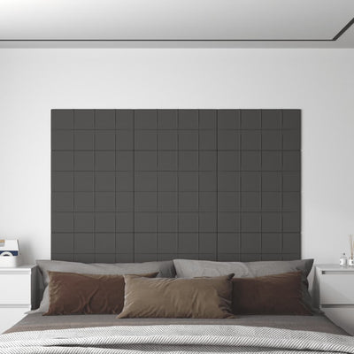 Wall Panels 12 pcs Dark Grey 60x30 cm Fabric 2.16 m² Payday Deals
