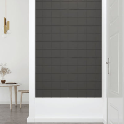 Wall Panels 12 pcs Dark Grey 60x30 cm Fabric 2.16 m² Payday Deals