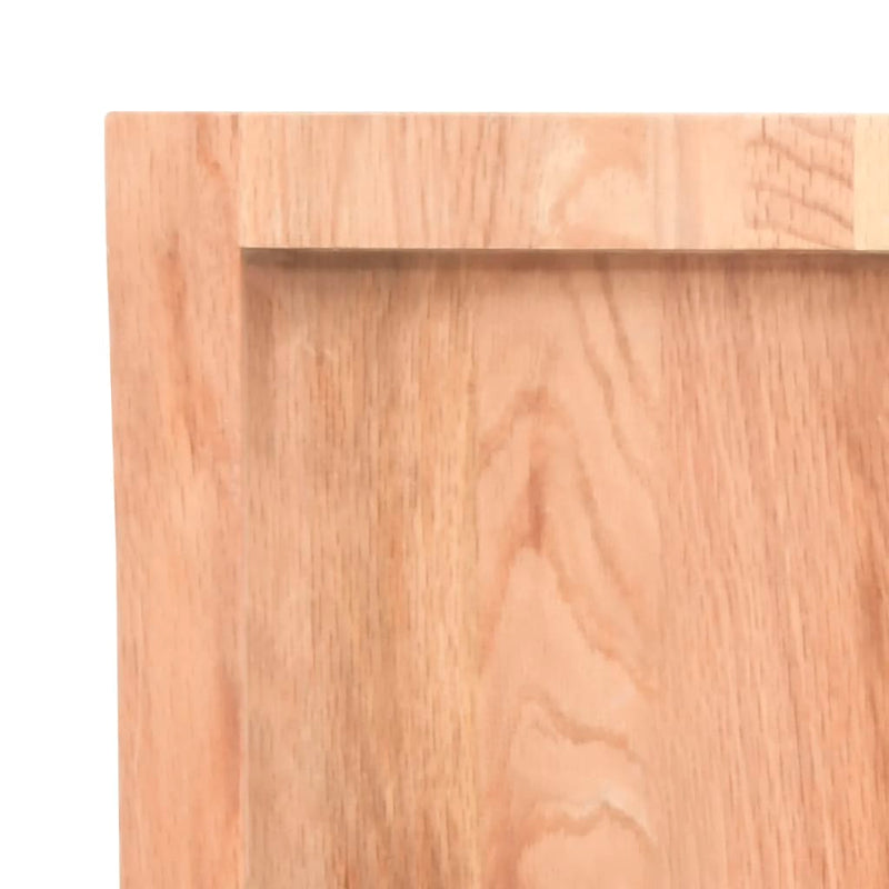 Wall Shelf Light Brown 200x50x4 cm Treated Solid Wood Oak Payday Deals