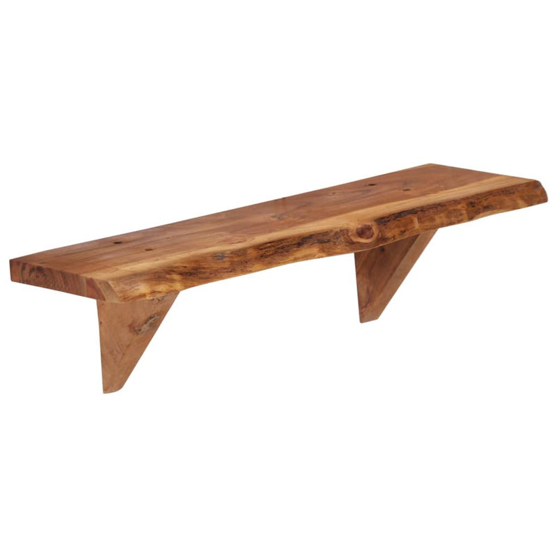 Wall Shelves 2 pcs 60x20x18 cm Solid Acacia Wood Payday Deals