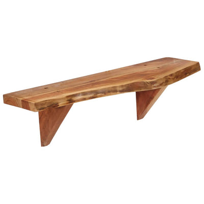 Wall Shelves 2 pcs 60x20x18 cm Solid Acacia Wood Payday Deals