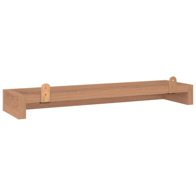 Wall Shelves 2 pcs 90x15x6 cm Solid Wood Teak Payday Deals