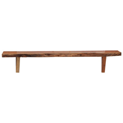 Wall Shelves 2 pcs 90x20x16 cm Solid Acacia Wood Payday Deals