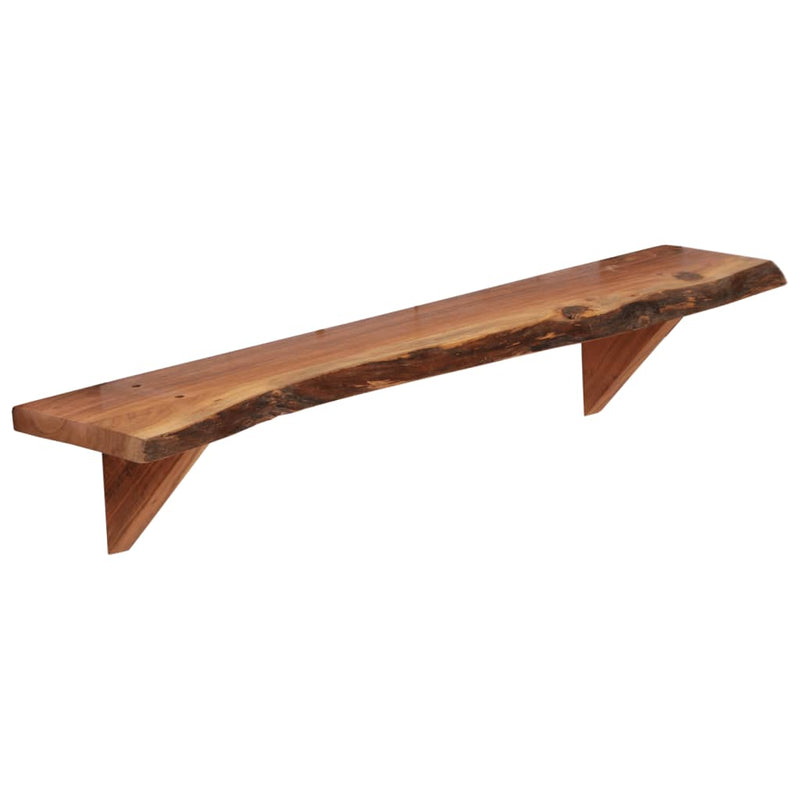 Wall Shelves 2 pcs 90x20x18 cm Solid Acacia Wood Payday Deals