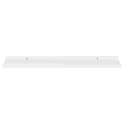 Wall Shelves 2 pcs High Gloss White 80x9x3 cm Payday Deals