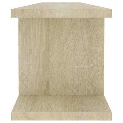 Wall Shelves 2 pcs Sonoma Oak 90x18x20 cm Engineered Wood Payday Deals