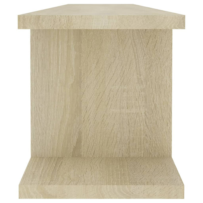 Wall Shelves 2 pcs Sonoma Oak 90x18x20 cm Engineered Wood Payday Deals