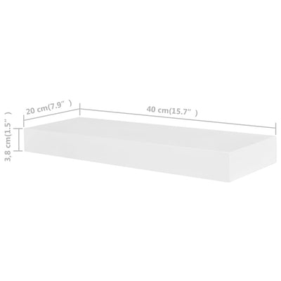 Wall Shelves 4 pcs White 40 cm Payday Deals