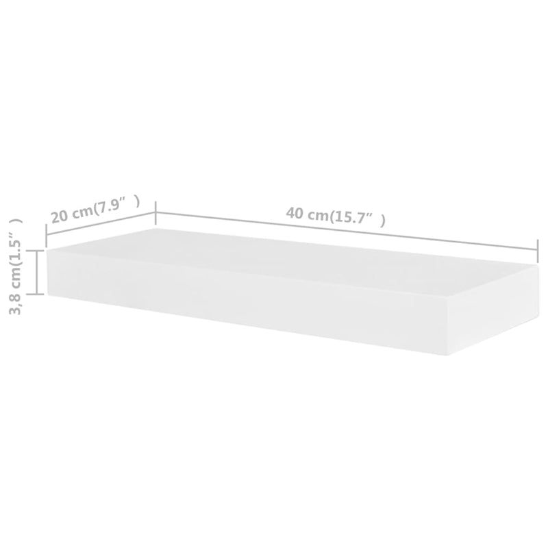 Wall Shelves 4 pcs White 40 cm Payday Deals