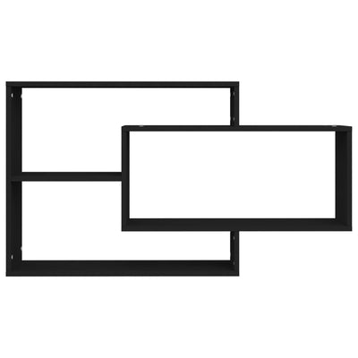 Wall Shelves Black 104x20x58.5 cm Engineered Wood Payday Deals