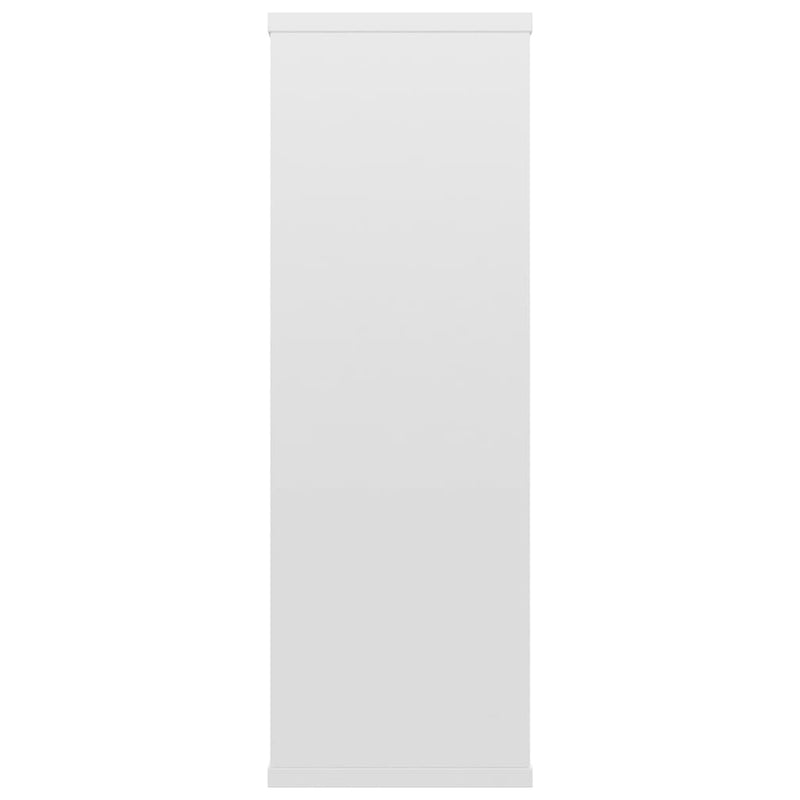 Wall Shelves High Gloss White 104x20x58.5 cm Engineered Wood Payday Deals