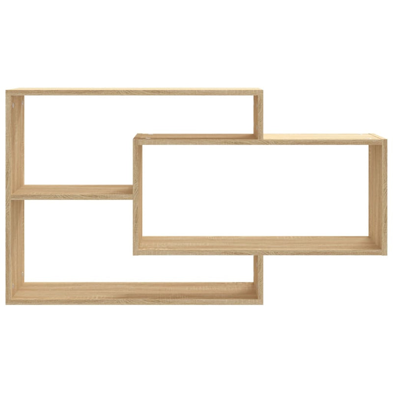 Wall Shelves Sonoma Oak 104x20x58.5 cm Engineered Wood Payday Deals