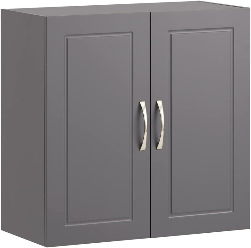 Wall Storage Cabinet Unit Double Doors Payday Deals