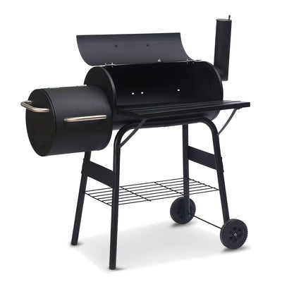 Wallaroo 2-in-1 Outdoor Barbecue Grill & Offset Smoker Payday Deals