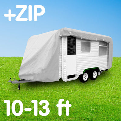 Wallaroo Caravan Cover With Side Zip Campervan 10-13 ft Payday Deals