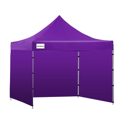 Wallaroo Gazebo Tent Marquee 3x3 PopUp Outdoor Purple Payday Deals