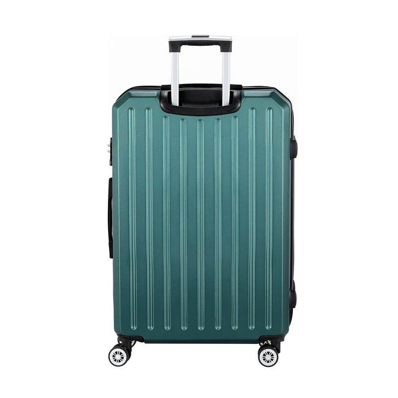 Wanderlite 28" 75cm Luggage Trolley Travel Suitcase Carry On Storage TSA Hardshell Atrovirens Payday Deals