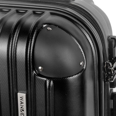 Wanderlite 28" Luggage Trolley Travel Suitcase Set Hard Case Shell Lightweight Payday Deals