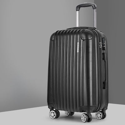 Wanderlite 28" Luggage Trolley Travel Suitcase Set Hard Case Shell Lightweight Payday Deals