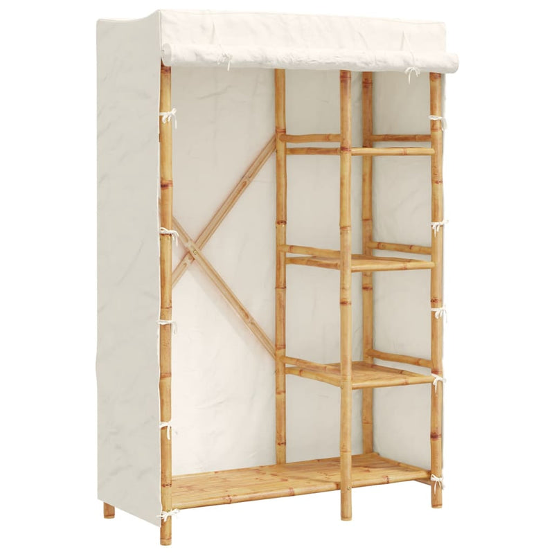 Wardrobe 110x45x170 cm Bamboo Payday Deals