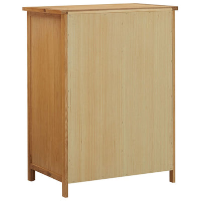 Wardrobe 76x52x105 cm Solid Oak Wood Payday Deals