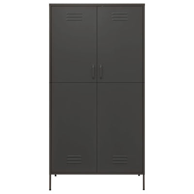 Wardrobe Anthracite 90x50x180 cm Steel Payday Deals