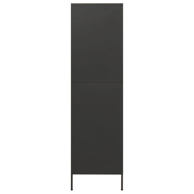 Wardrobe Anthracite 90x50x180 cm Steel Payday Deals