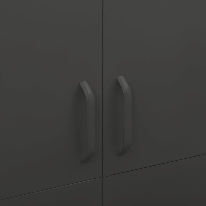 Wardrobe Anthracite 90x50x180 cm Steel Payday Deals
