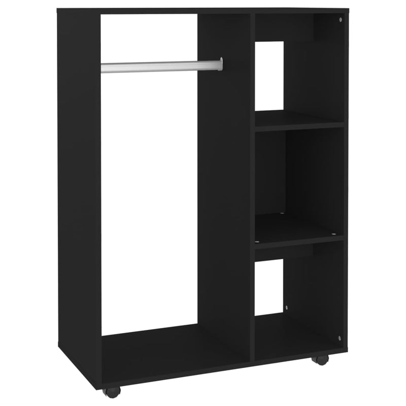 Wardrobe Black 80x40x110 cm Engineered Wood Payday Deals