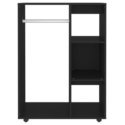 Wardrobe Black 80x40x110 cm Engineered Wood Payday Deals
