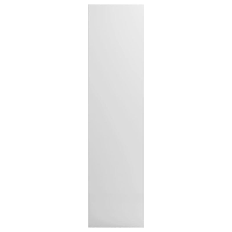 Wardrobe High Gloss White 50x50x200 cm Engineered Wood Payday Deals